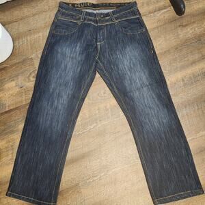 Straight Fit Men Blue Jeans Sz 36x30 Vintage Stylo&Co Classic Casual Jean